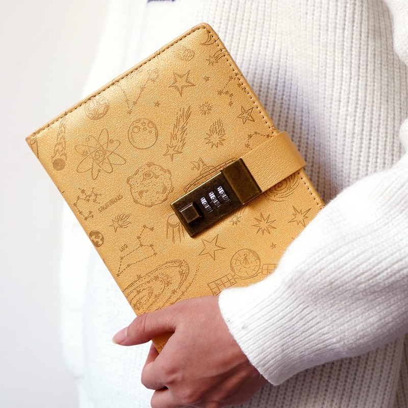 Lock Journal Leather Journal with Lock Girls Diary with Lock