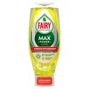 Fairy Washing Up Liquid Max Power Lemon, Effective Formula for Clean Dishes, Grease Dissolving Power on Greasiest Pots and Pans, 660 ml