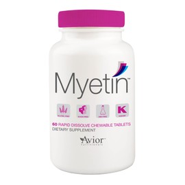 Myetin Stress Relief Supplement - Supports Mood & Mental Focus - Feel Calm and Relaxed - Eases Tension & Nervousness 60 Rapid Chewable Tablets