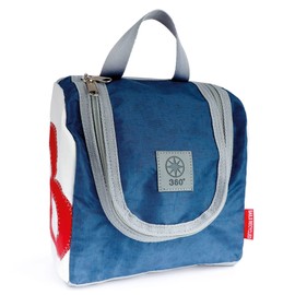 360° Toiletry Bag Sailor XL White/Blue Number Red, White Blue Red