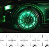 Gearzaar 4x15.5'' RGB Wheel Ring Lights LED Light For Truck