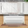Stone Dish Drying Mats for Kitchen Counter, 24"(L)×16"(W) Marble-Pattern, Collapsible