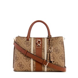 GUESS Erenia Girlfriend Satchel, Latte Logo