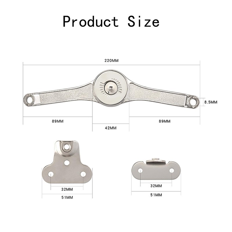 Flap Fitting, Lid Support Hinge Flap Holder Soft Close Lid