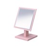 ZJMTOCYU Charming Pastel Pink Makeup Mirror for Elegant Daily Glam,