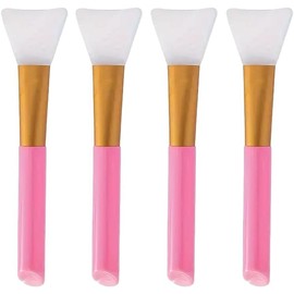 4 Brochas de Silicón para Mascarillas Faciales (TIPO ESPATUA) - Suave, Precisa y Reutilizable Aplica fácilmente **barro, arcilla, gel y cremas sin desperdicio. Fácil de limpiar, ideal para tu rutina de belleza y cuidado facial. ¡Disfruta un spa en casa! (