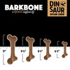 Pet Qwerks Dinosaur BarkBone - Nylon Dog Bone for Aggressive