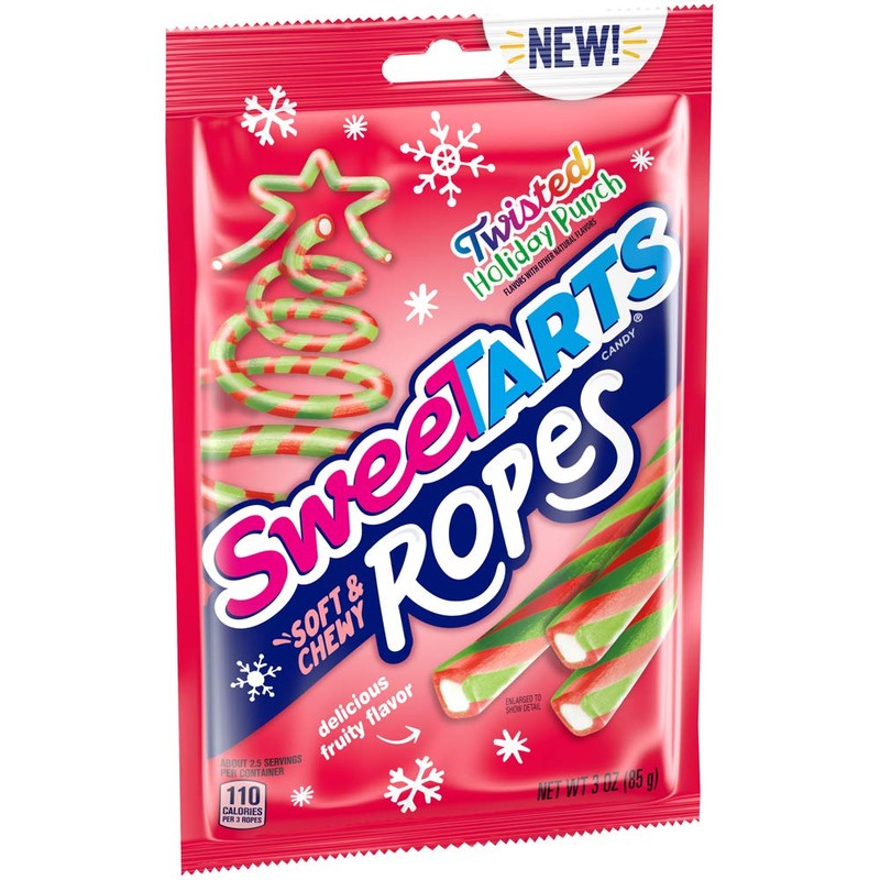 SweeTARTS Ropes Twisted Holiday Punch, 3 Ounce, 12 Count