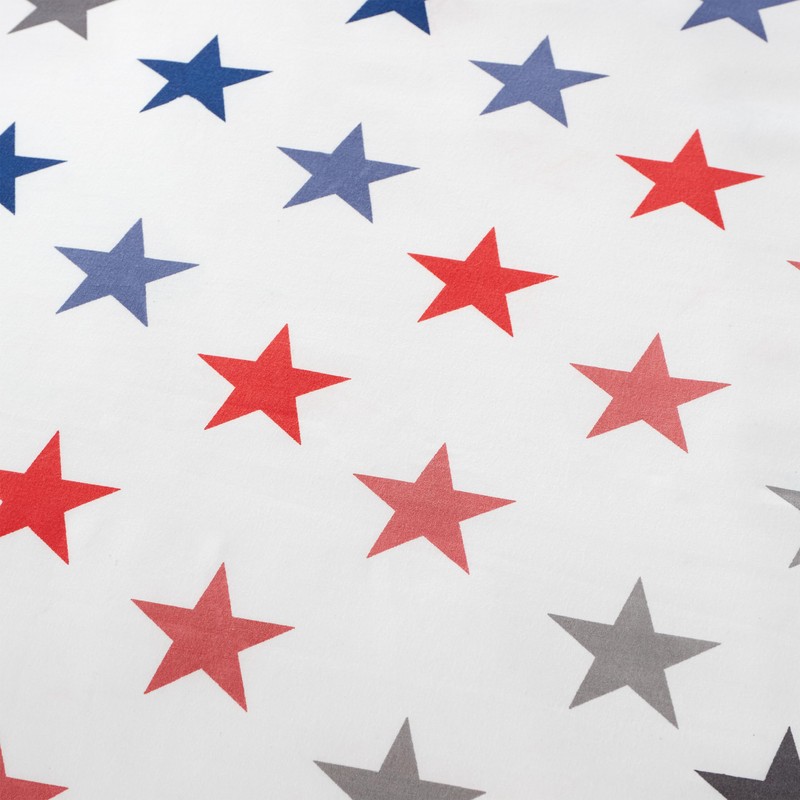 Catherine Lansfield So Soft Stripes and Stars Single Fitted Sheets