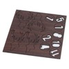 Frameless Wall Clock Deer Head 3D Effect Self Adhesive DIY