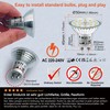 EACLL GU10 LED Bulbs Neutral White 4000K 6.5W Replaces 95W