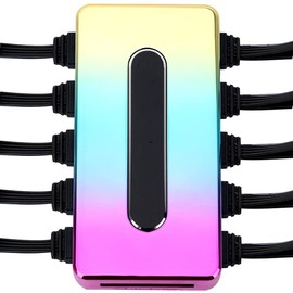 ARGB Fan Hub PC Case Fan Controller 5V 3PIN, Support 10 Computer CPU Fans Splitter (ARGB)