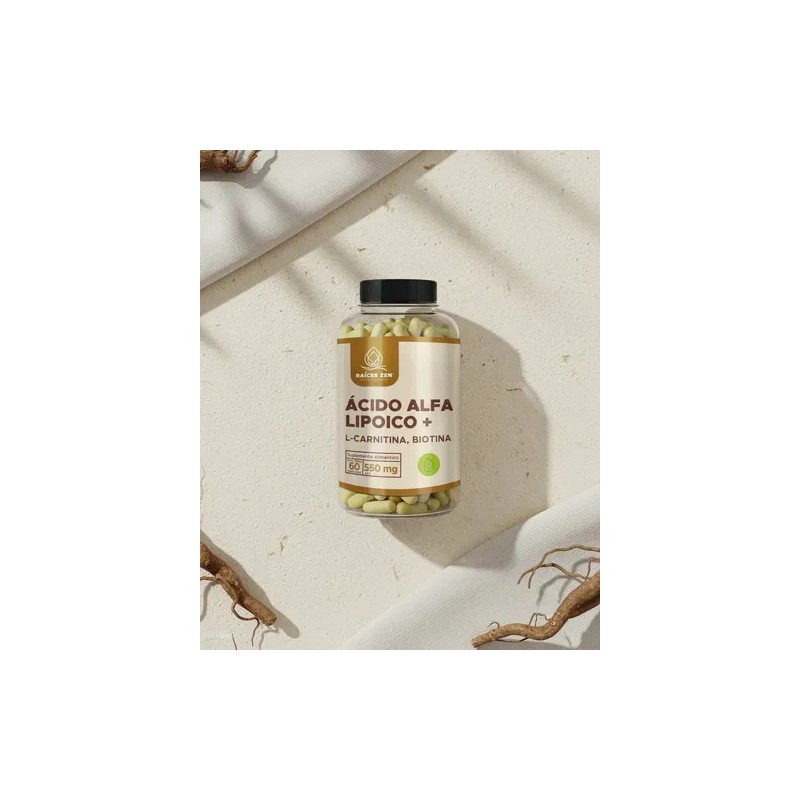 Ácido Alfa Lipoico Raíces Zen Nutrition Company Ala 550mg 60