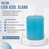 Velón liso de 500 gramos | 100% parafina | color