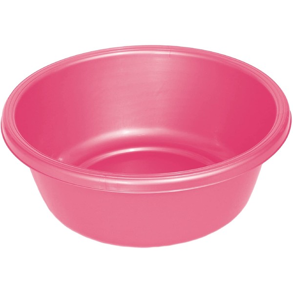 Ybm Home Round Plastic Wash Basin (1147 9.75", Pink)