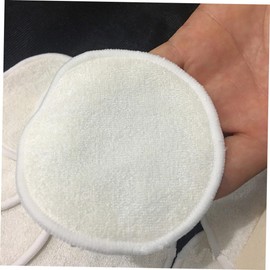 TOVINANNA 10pcs Bamboo Fiber Makeup Remover Pads Reusable Face Washing Discs for Gentle Cleansing of Makeup Eye Shadow and Lipstick for All Skin Types