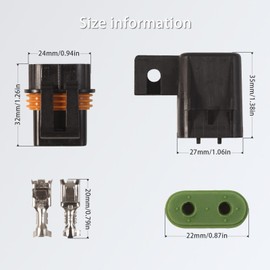 Qofioeuo ATO ATC Fuse Holder Assembly Splice Existing Wire Kit Waterproof Sealed (Pack of 6)