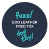 Fuzzl Eco Leather Fred Fox Natural and Tough Dog Toys