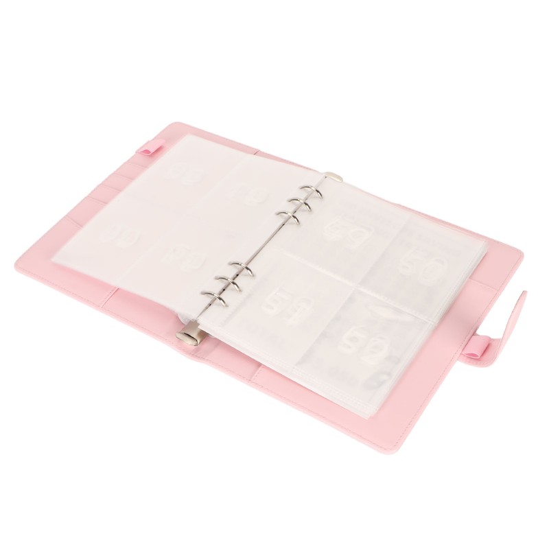 100 Envelopes Challenge Binder Waterproof A5 Money Saving Budget Binder