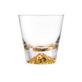 Godinger Double Ol Fashioned Glass - Gold Barware & Glassware - 8oz Capacity - Elegant and Stylish Drinkware