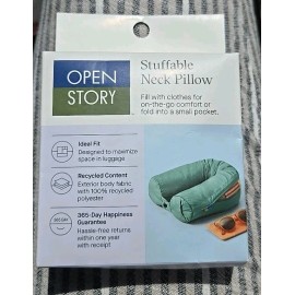 Open Story "OPEN STORY" STUFFABLE NECK PILLOW , GREEN