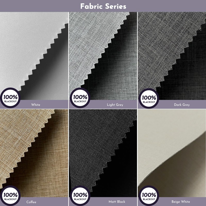 Graywind Sliding Panels Blackout Panel Track Blinds Shades for Patio