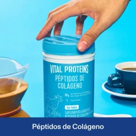 Péptidos De Colágeno Vital Proteins Bovino Sin Sabor 284g                                                                                             