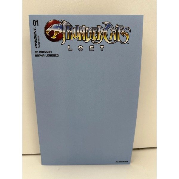 Thundercats: Lost #1 Light Blue Blank Sketch Variant NM+ 9.6