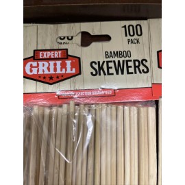 Expert Grill 5 X 100 Count Expert Grill Bamboo Skewers For BBQ And Kitchen
