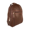 GENUINE LAMBSKIN PATCHWORK BACKPACK - HANDBAG - BROWN COLOR -