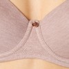 Noppies Maternity Women's Cotton Comfort Nursing Bra Padded, Bark Melange-P865,