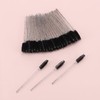 Tbestmax 50 Pcs Disposable Mascara Wands, Crystal Eyebrow Spoolies Brush
