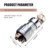 Bawkars Car Ignition Switch with 2 Keys, Waterproof Starter Replacement