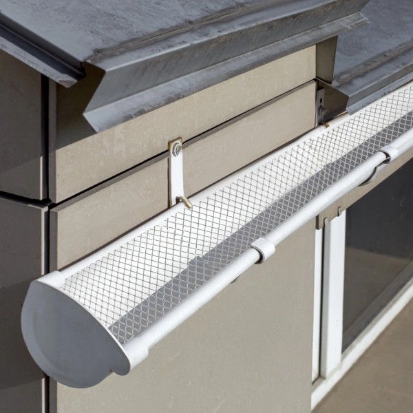 Unbranded Aluminum Gutter Guard 6Inch Wide 50Ft Length Cover Mesh