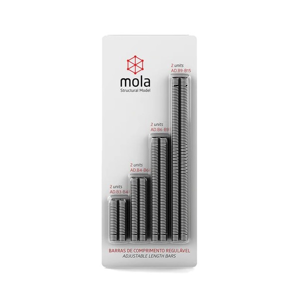 MOLA Mola Adjustable Length Bars | 8 Spring-Loaded Bars for