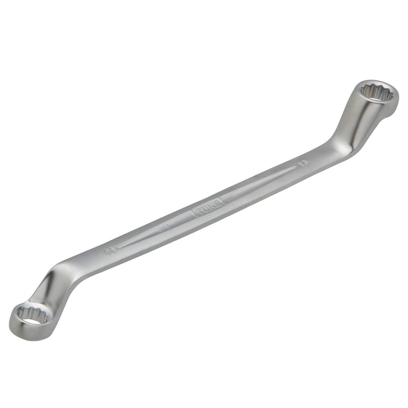 トネ(TONE) ロングメカニックめがねレンチ(75°) M75-1113 二面幅11×13mm