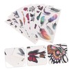Beavorty 2sets Temporary for Women Flower Stickers 3d Easy to