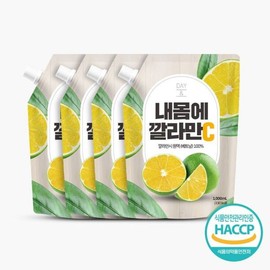 (NS홈쇼핑)참앤들황토농원 내몸에 깔라만시 100% 원액 1L X 4팩 + 보틀 1개..32291609 (NS Homeshopping) Cham&Deul Hwangto Farm Pure Calamansi 100% Original Liquid 1L X 4 Packs + 1 Bottle