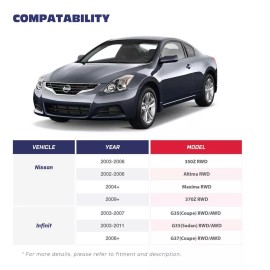 KSP Rear Camber Arms kits for 350Z 370Z Altima G35 G37 Sedan Coupe