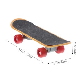 Sosoport Real Turtle Pet Toy Mini Skateboard Scooter for Bearded Dragon Parrot Parakeet Intelligence Training Toy