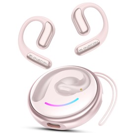 ADYOOM AI Language Translation Wireless Earbuds X7, 3-in-1 Translator Earbuds Real Time Ai Headphones 144-Languages Translation, 5.4 Bluetoth Long Battery Life, Fit iOS and Android (Pink)