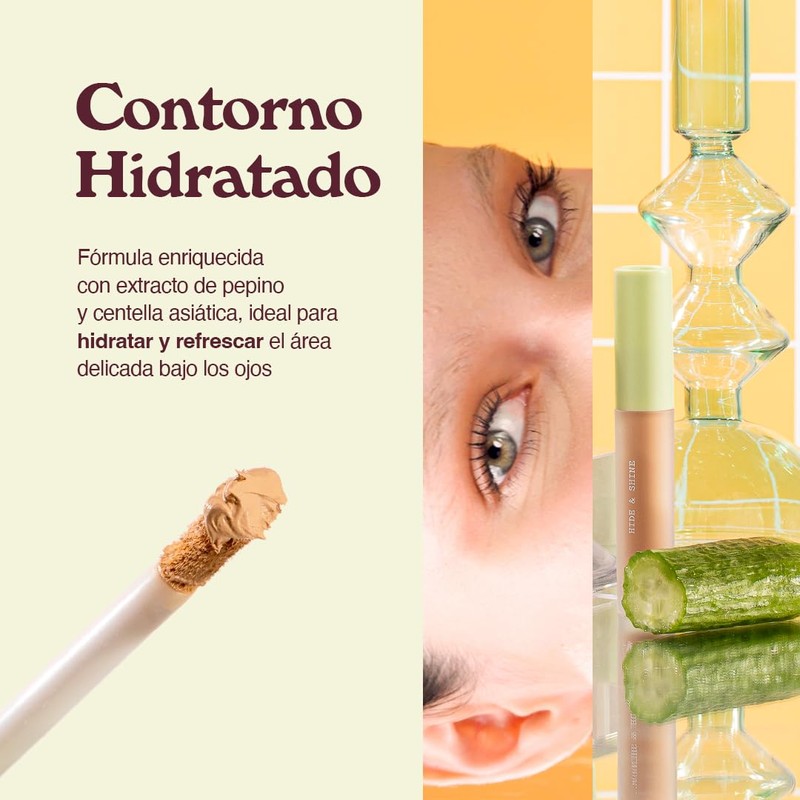 EVIE | Corrector Hide & Shine Medium Con Protector Solar