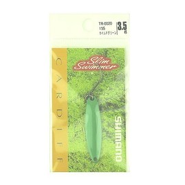 Shimano TR-0020 15S Cardiff Area Spoon, Slim Swimmer, 0.1 oz (3.5 g), Mild Green Lure
