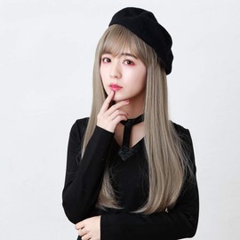 All Grade Pure Straight Heat Resistant Olive Grey