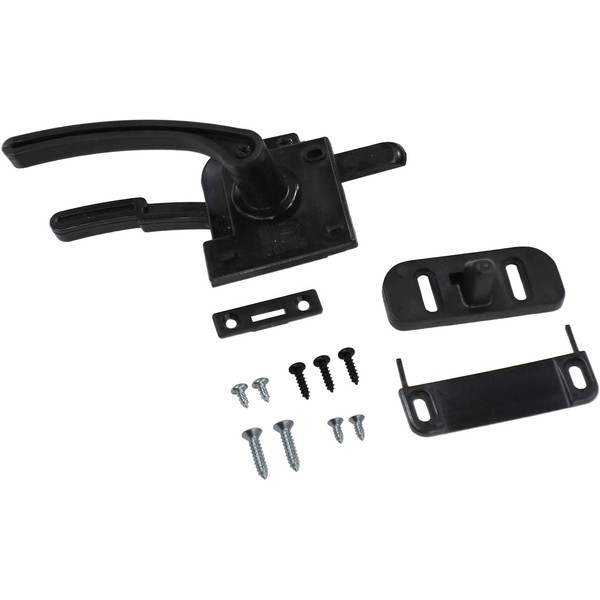 Dexter 990003-01 Plastic Right Hand Screen Door Handle Kit-Black