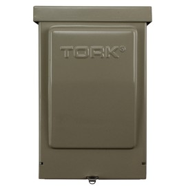 Tork Nsi 2 Circuit Pool Digital Time Switch with 3 While-in-Use Gfci Outlets Pp-10R-E-Gfci - Beige