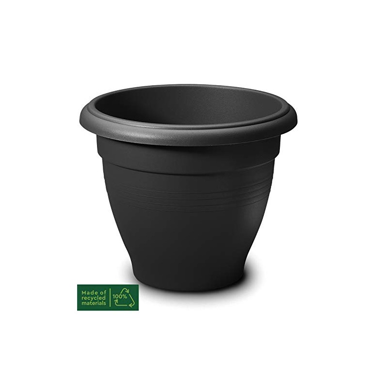 Stewart 2012005 30 cm Palladian Planter - Black