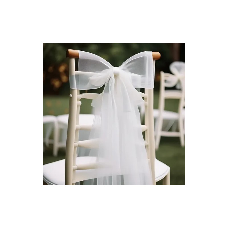Rollo De Tela Organza Decoración De Bodas 10 M