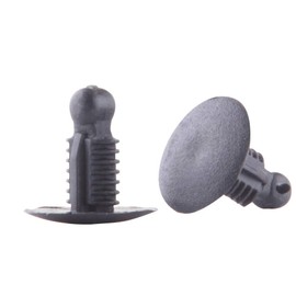 Aintier Plastic Rivets Auto Body Retainer Door Universal Plastic Fender Clips Liner Push Pin Trim Panel Clip Assortment Screw Rivets Black - 100 Pcs