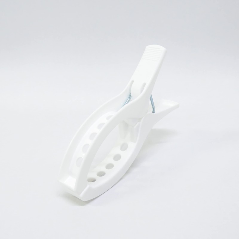 Towa Sangyo Neo-Sool Double Spring Balcony Clothespins White Approx. 3.2